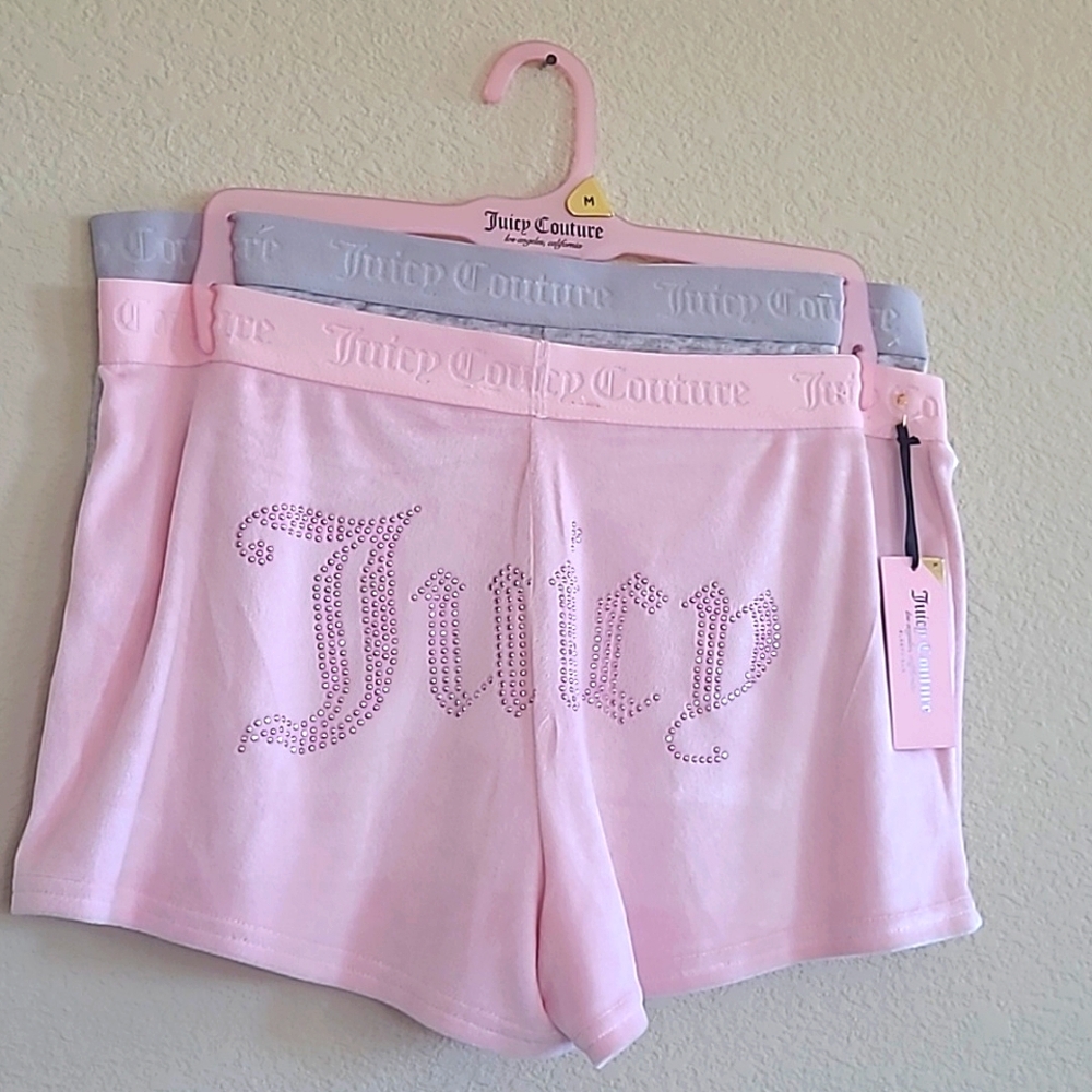 JUICY COUTURE SET OF 2 SHORTS